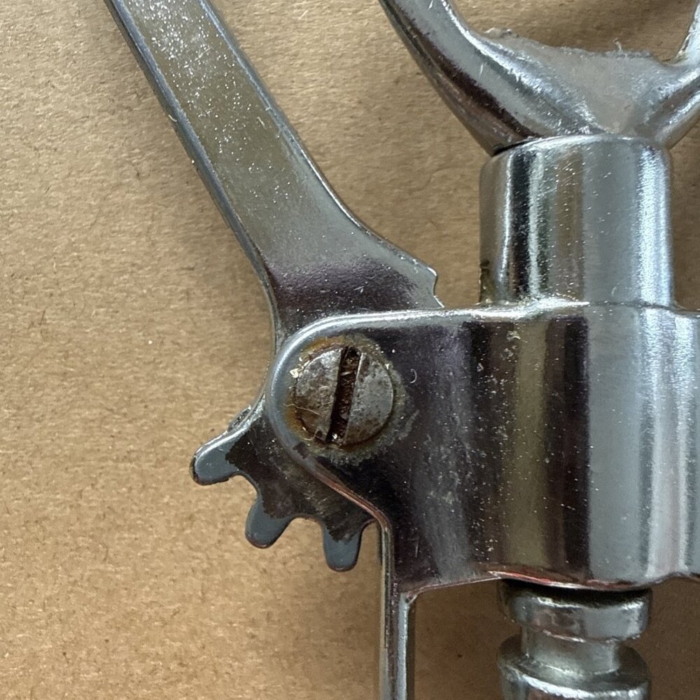 Vintage Italian Wine Bottle Opener Winged Corkscrew Made In Italy - Picture 7 of 7